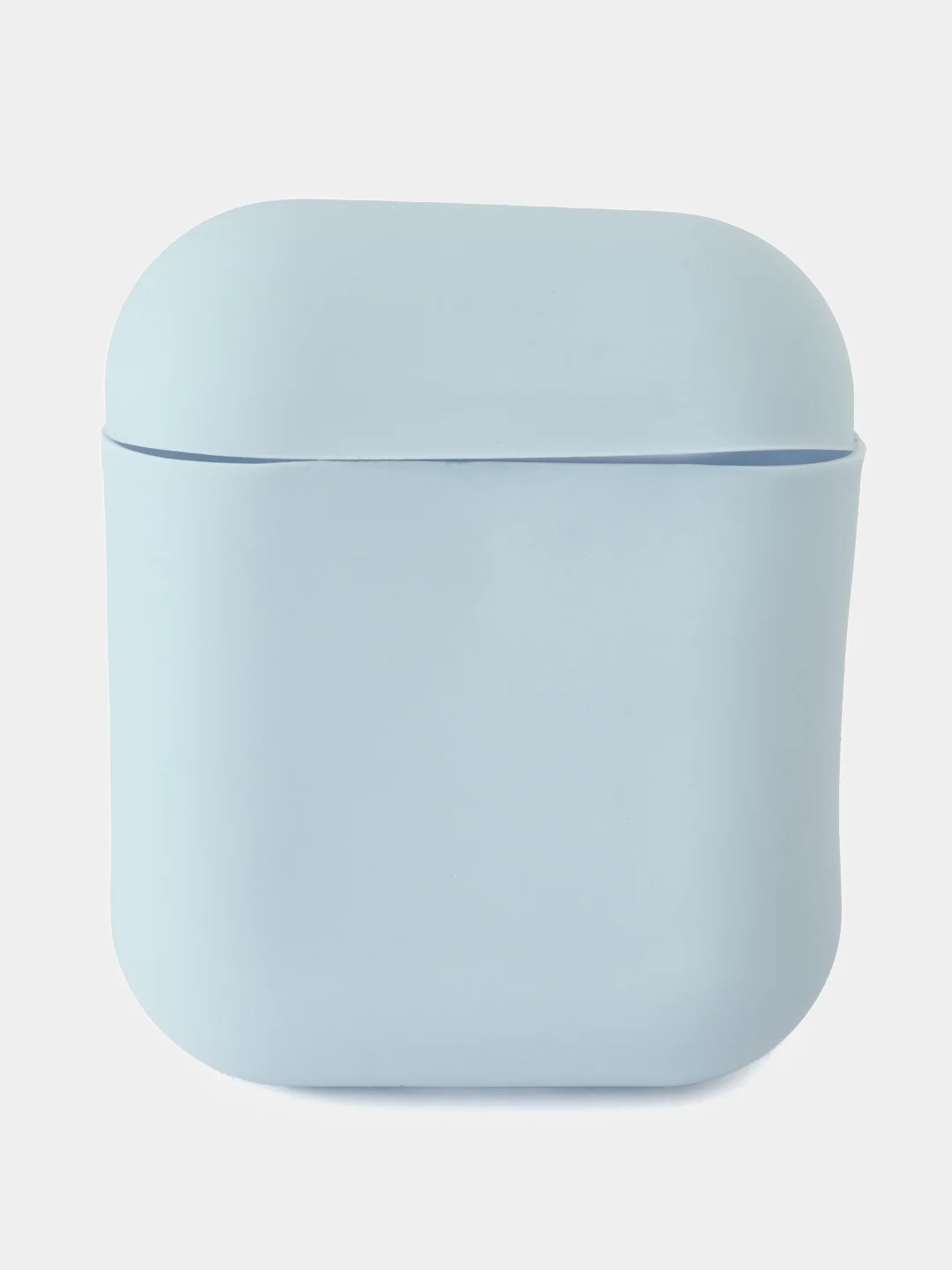 Голубой чехол для наушников AirPods 1/2 силиконовый