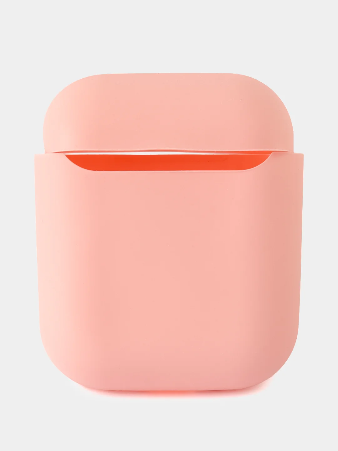 Пудровый чехол для наушников AirPods 1/2 силиконовый