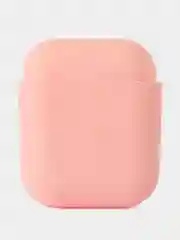 Пудровый чехол для наушников AirPods 1/2 силиконовый