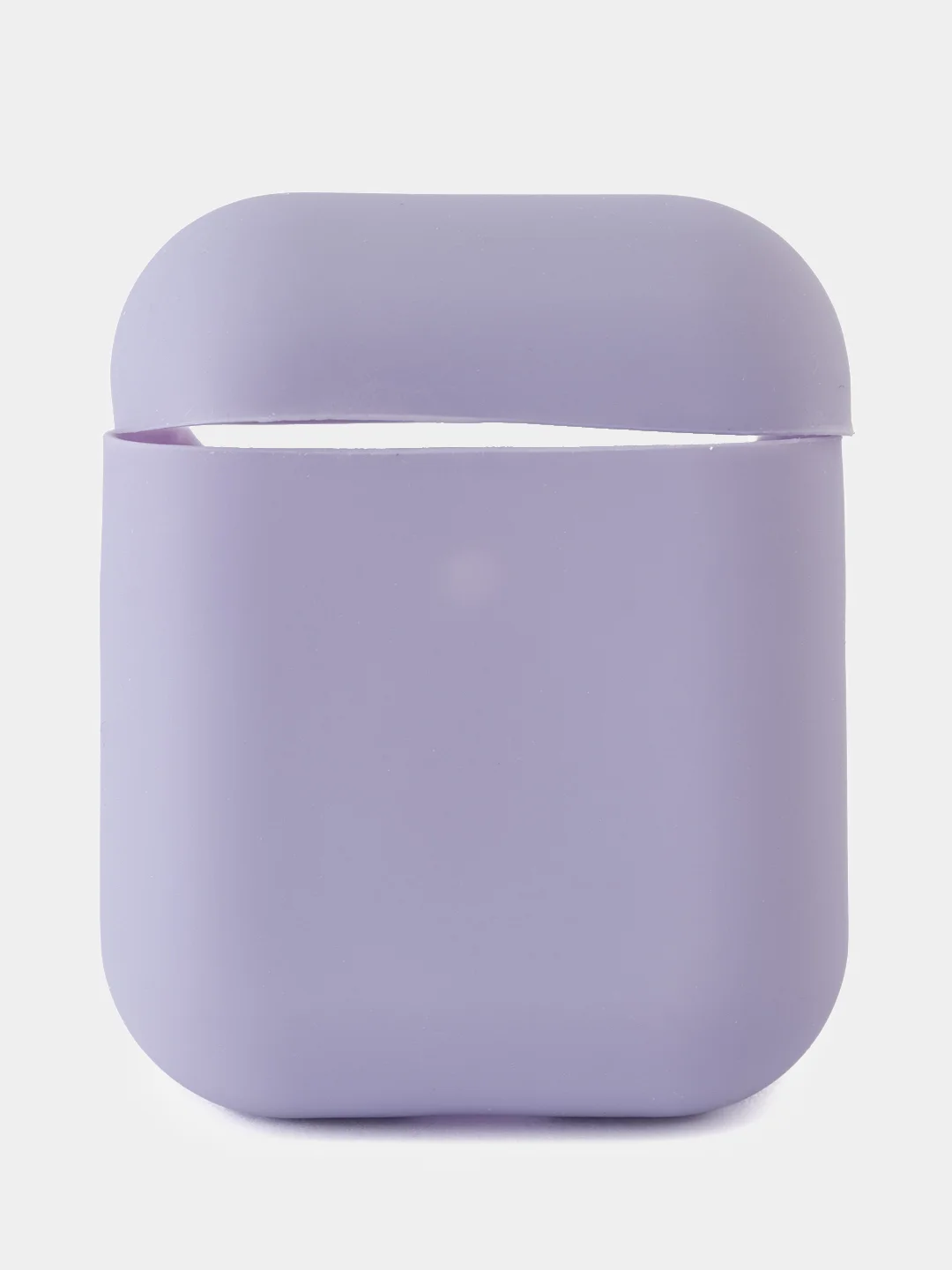 Сиреневый чехол для наушников AirPods 1/2 силиконовый