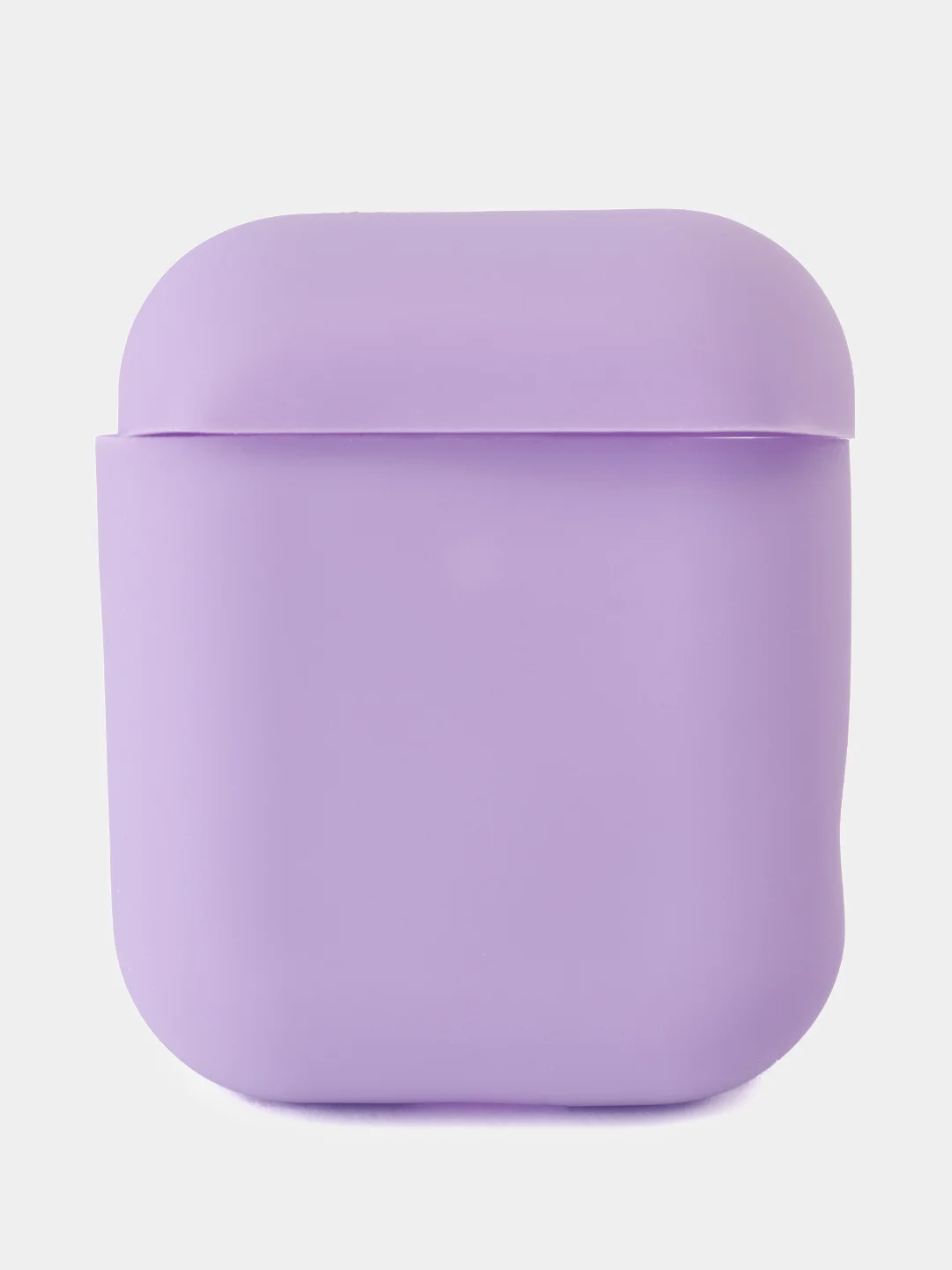 Фиолетовый чехол для наушников AirPods 1/2 силиконовый