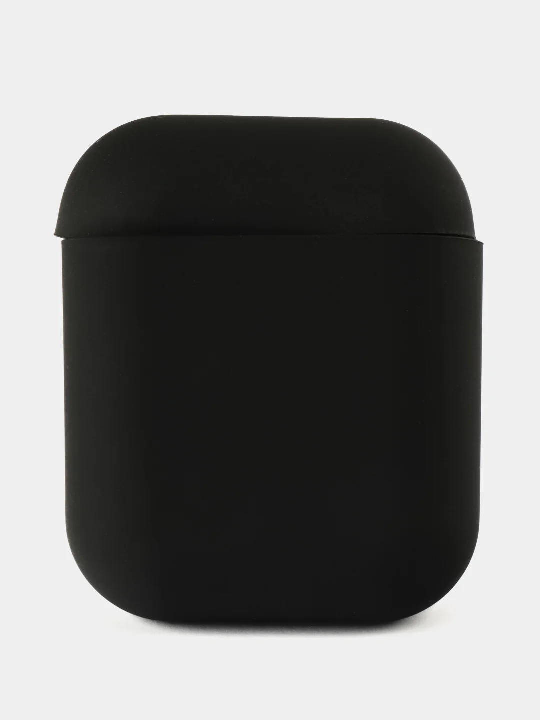 Черный чехол для наушников AirPods 1/2 силиконовый