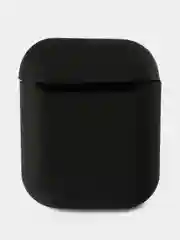 Черный чехол для наушников AirPods 1/2 силиконовый