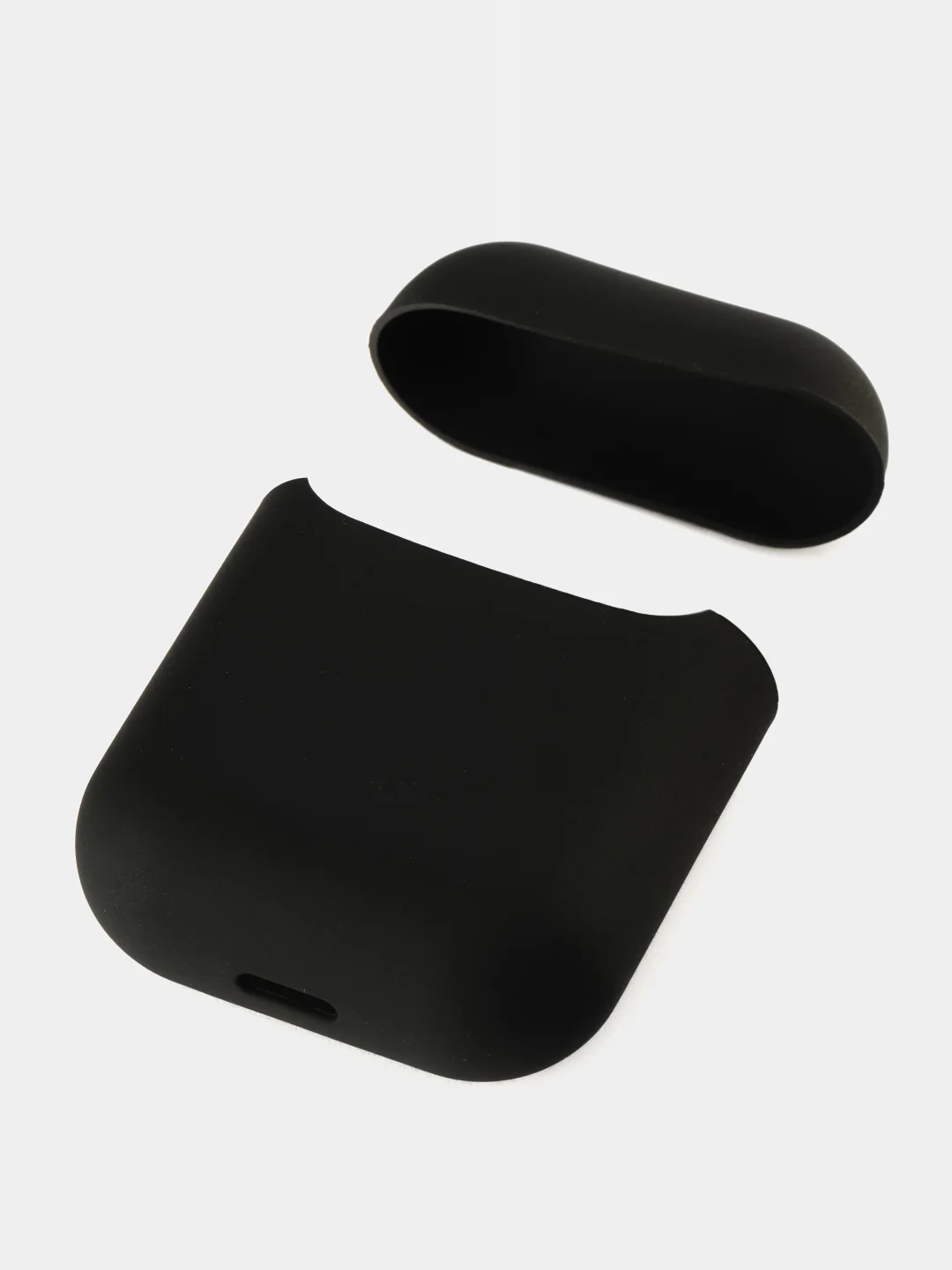 Черный чехол для наушников AirPods 1/2 силиконовый
