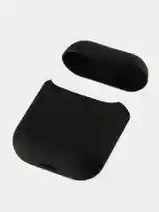 Черный чехол для наушников AirPods 1/2 силиконовый
