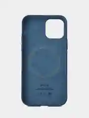 Синий меланж силиконовый чехол Silicone Case MagSafe для iPhone 12/12 Pro (с магсэйф)