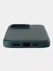 Зеленый кожаный чехол Leather Case для iPhone 15 Pro с функцией MagSafe