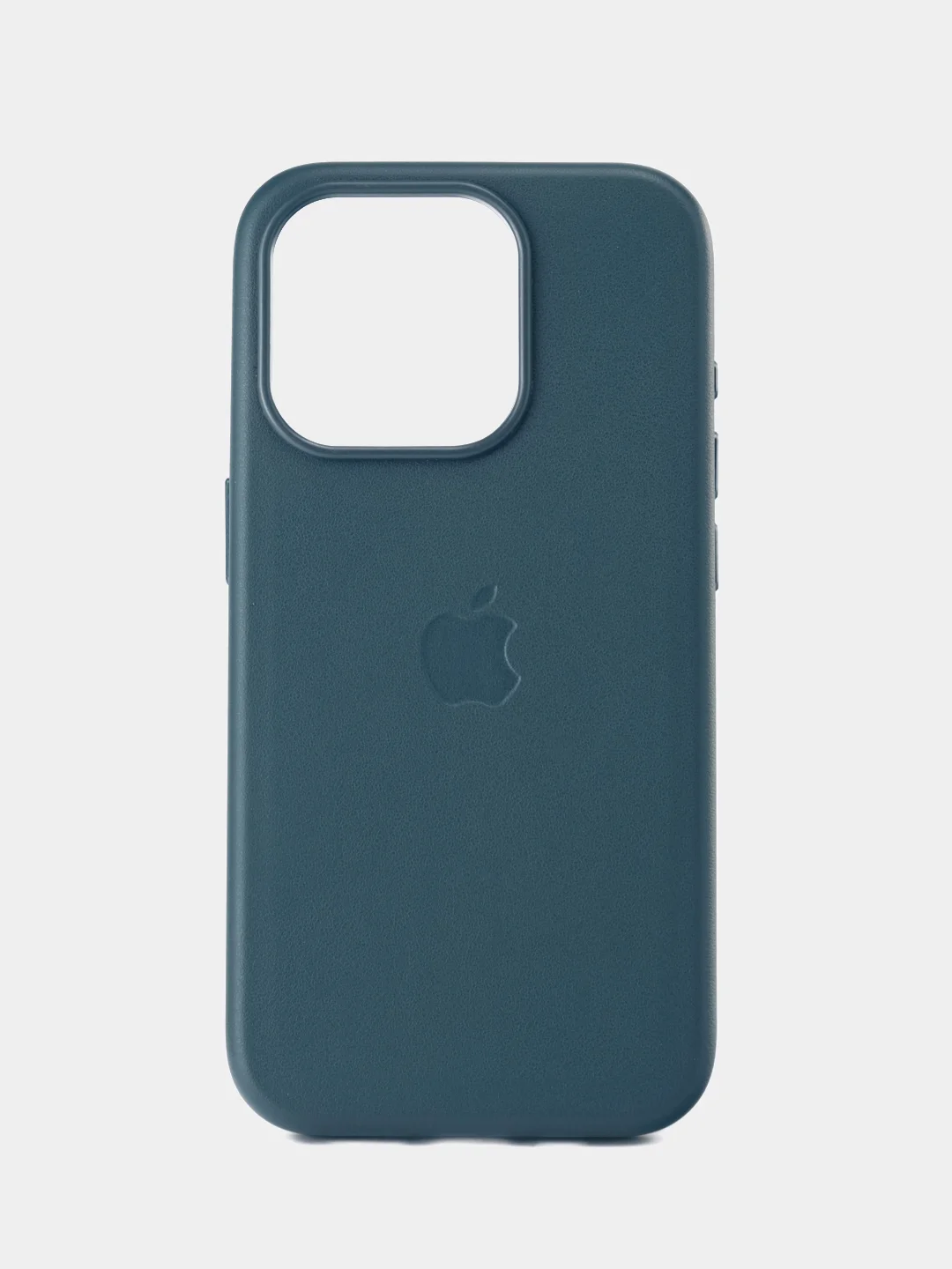 Морской кожаный чехол Leather Case для iPhone 15 Pro с функцией MagSafe