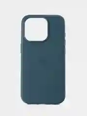 Морской кожаный чехол Leather Case для iPhone 15 Pro с функцией MagSafe