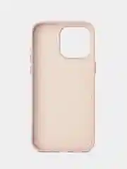 Розовый кожаный чехол Leather Case для iPhone  15 Pro Max с функцией MagSafe