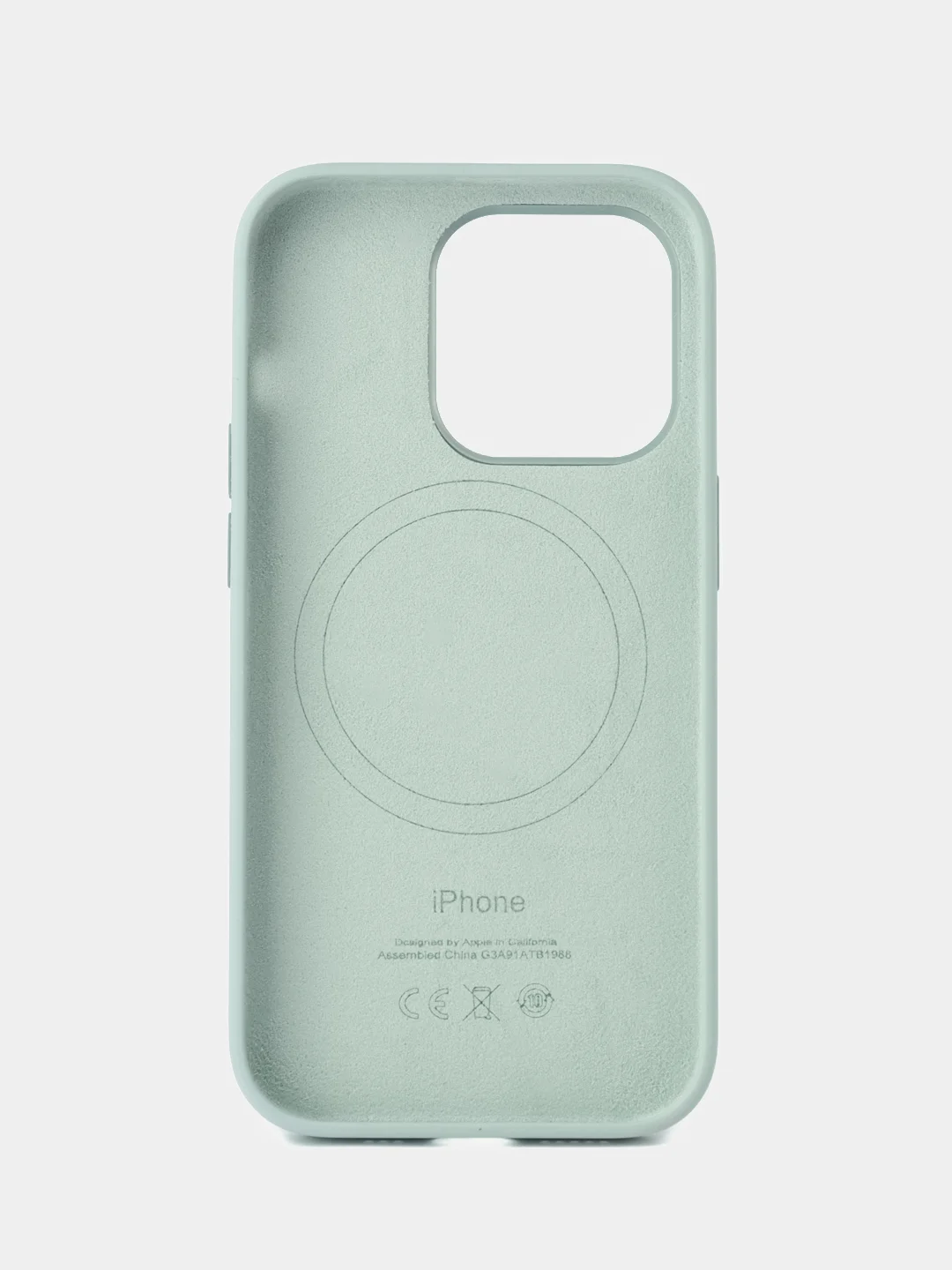 Мятный силиконовый чехол/Silicone Case MagSafe для iPhone 14 Pro