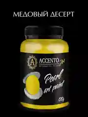 Краска AccentO акриловая перламутровая Медовый десерт, 100 мл, жёлтая