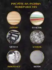 Краска акриловая AccentO синяя "Магический синий" 100 мл, ART