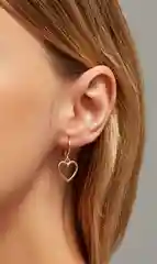Золотой серьги "Сердечки"