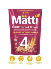 Хлопья MATTI "4 злака", 400 г