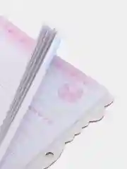 Розовый записная книжка блокнот с замочком в подарочной коробке, А6, 50 листов, линия, "Цветы"