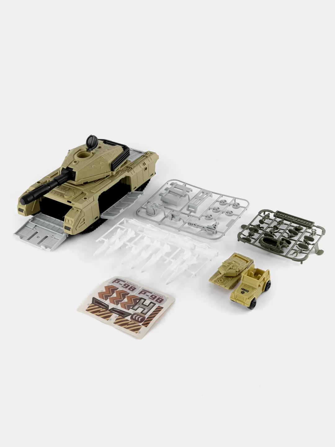 Игровой набор для детей военный танк парковка