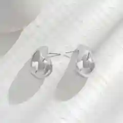 Серебряный серьги "Капельки"