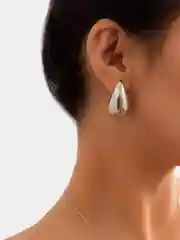 Серебряный серьги "Капельки"