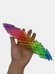 Разноцветный игрушка антистресс Morf Worm радужный 24 см