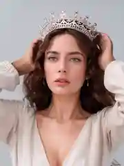 Разноцветный диадема, корона со стразами