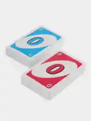 Красный настольная карточная игра UNO с двумя колодами в комплекте без упаковки