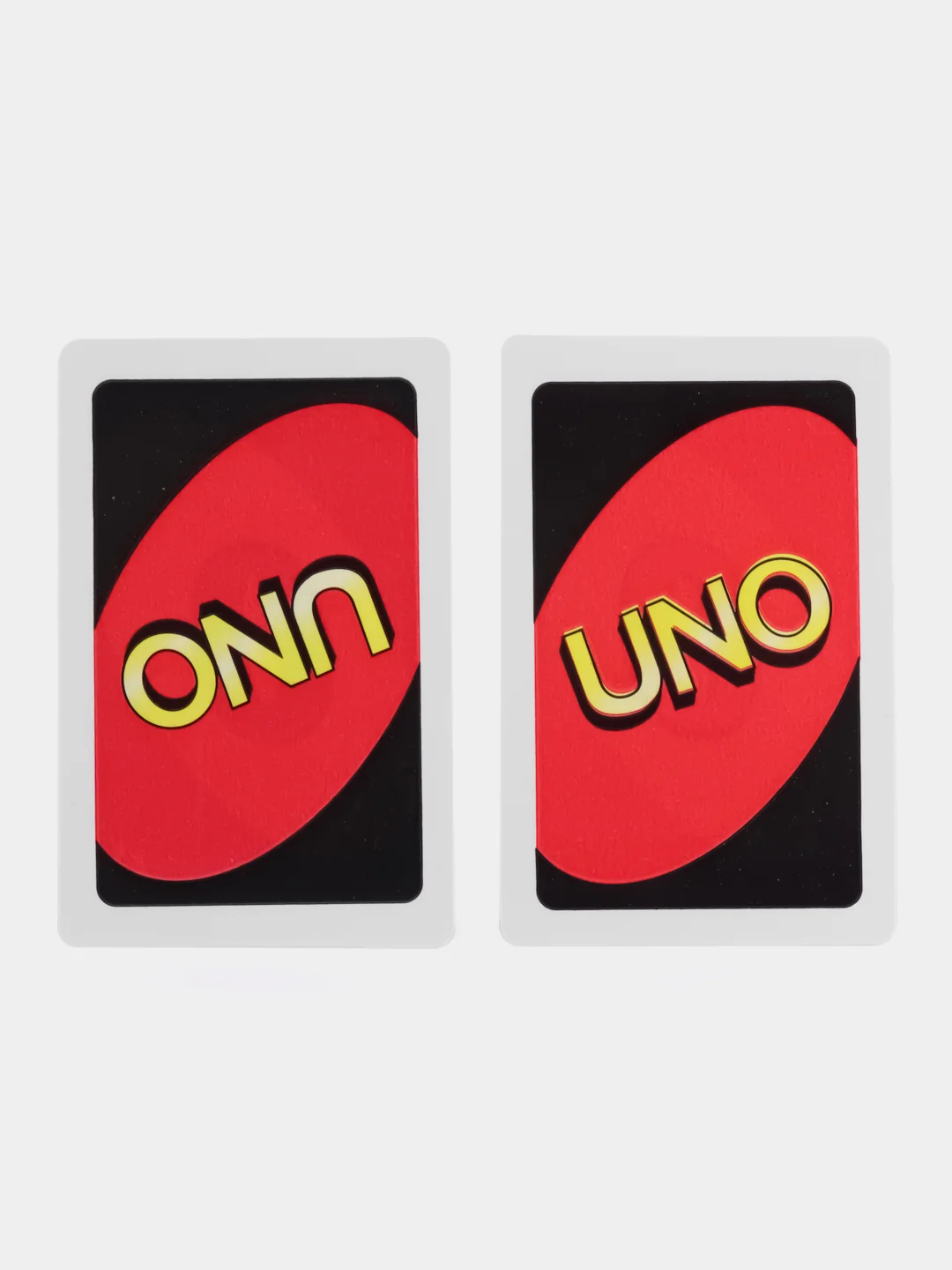Красный настольная карточная игра UNO с двумя колодами в комплекте без упаковки