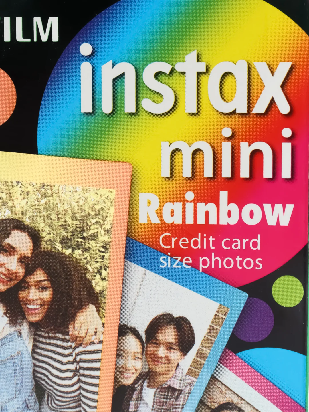 Оранжевый картридж Fuji Fujifilm Rainbow, для снимков Instax Mini 12