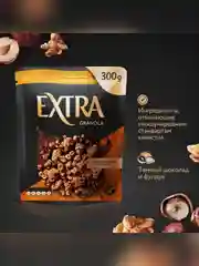 Гранола - мюсли EXTRA, с темным шоколадом и фундуком, 300 г