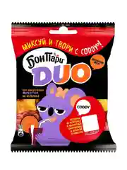 Мармелад жевательный Бон Пари DUO, со вкусами фруктов и колы, 100 г