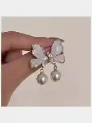 Серьги бижутерия жемчуг