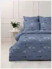 Комплект постельного белья, 1,5 спальный, 2х спальный, евро, семейный, 12404, полисатин