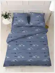 Комплект постельного белья, 1,5 спальный, 2х спальный, евро, семейный, 12404, полисатин