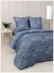 Комплект постельного белья, 1,5 спальный, 2х спальный, евро, семейный, 12404, полисатин