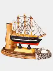 Подставка для ручек "Король морей"