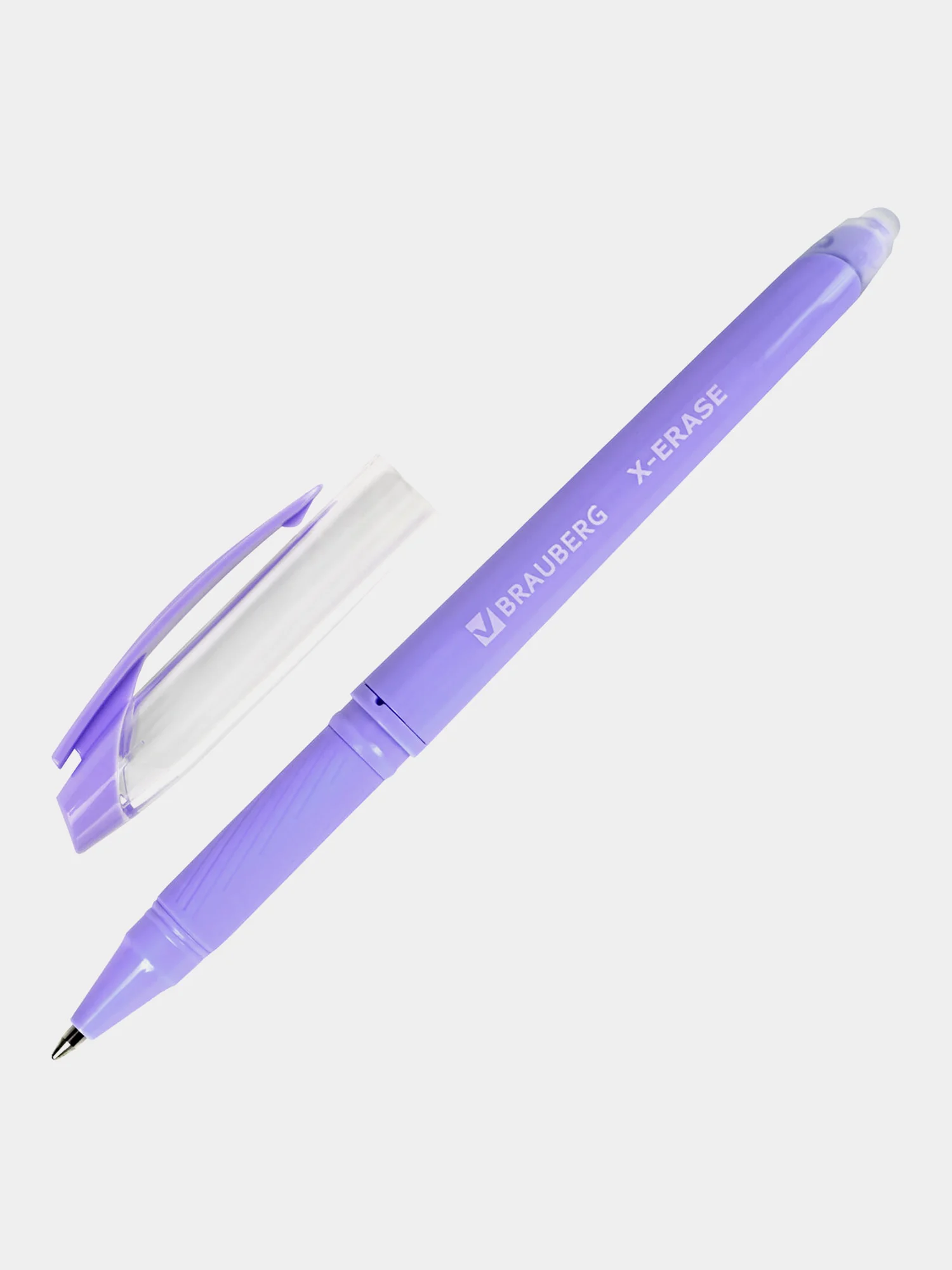 Ручки пиши стирай Brauberg X-Erase, 881002, набор 4 шт гелевые синие с грипом, стираемые