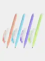 Ручки пиши стирай Brauberg X-Erase, 881002, набор 4 шт гелевые синие с грипом, стираемые