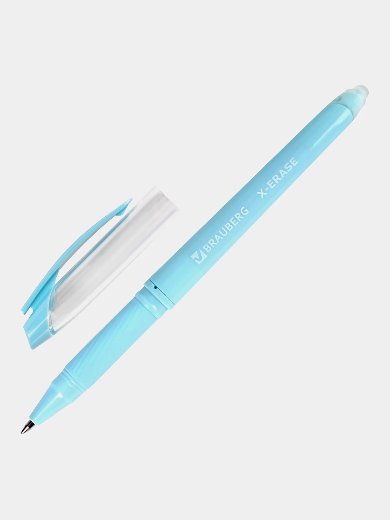 Ручки пиши стирай Brauberg X-Erase, 881002, набор 4 шт гелевые синие с грипом, стираемые