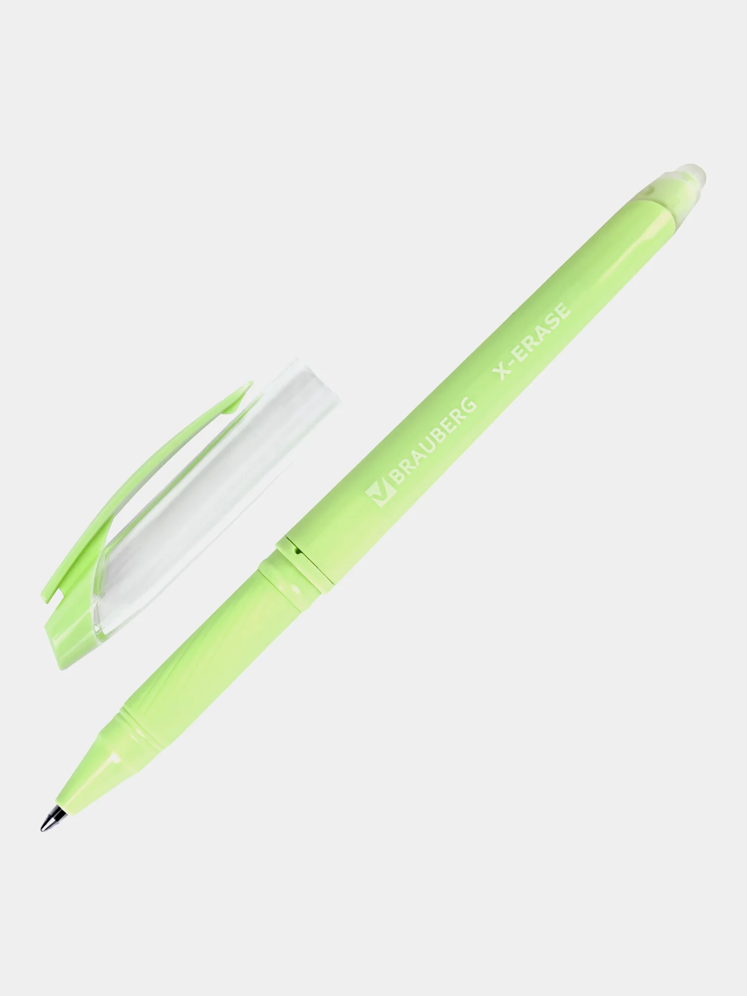 Ручки пиши стирай Brauberg X-Erase, 881002, набор 4 шт гелевые синие с грипом, стираемые