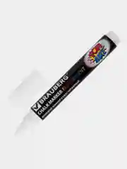 Маркеры меловые Brauberg Pop-art, 880742, фломастеры белые стираемые для доски, набор 8 шт