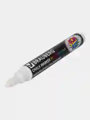 Маркеры меловые Brauberg Pop-art, 880742, фломастеры белые стираемые для доски, набор 8 шт