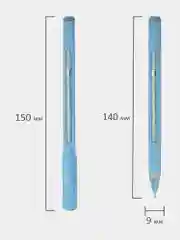 Ручки шариковые синие Brauberg Pastel, 881018, набор 12 штук тонкие для школы с грипом