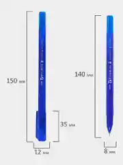 Ручки пиши стирай Brauberg Delta, 881003, набор 12 штук гелевые синие, 0,35 мм, стираемые