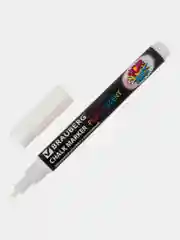 Маркеры меловые Brauberg Pop-art, 880740, фломастеры белые стираемые для доски набор 10 шт