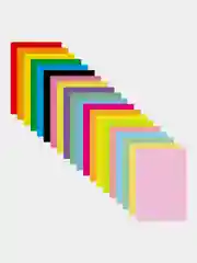 Цветная бумага Brauberg Multicolor, 116649, двусторонняя для принтера, школы А4 20 цв 100л