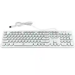Клавиатура игровая Dialog KGK-16U white Gan-Kata 104кл. радужная подсветка KGK-16U W