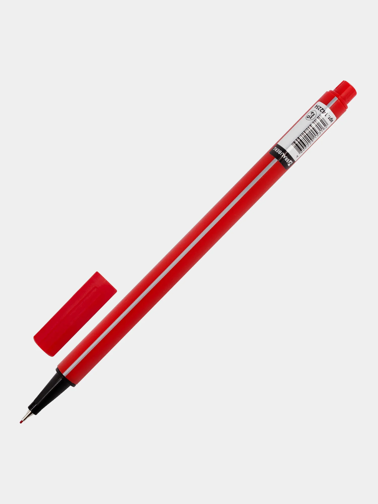 Линеры Brauberg Aero, 881001, капиллярные ручки красные набор 12 штук, линия 0,4 мм