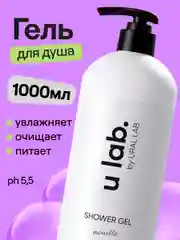 Гель для душа ULAB парфюмированный, увлажняющий, 1 литр