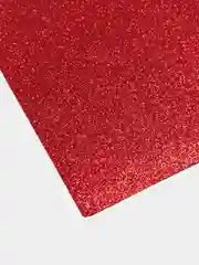 Красный фоамиран глиттерный для творчества, 20*30 см разноцветный