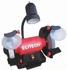 Станок заточный ELITECH СТ 3015С (300Вт,2980об/мин,шлиф.круг-150х32х20мм,8кг,лампа)